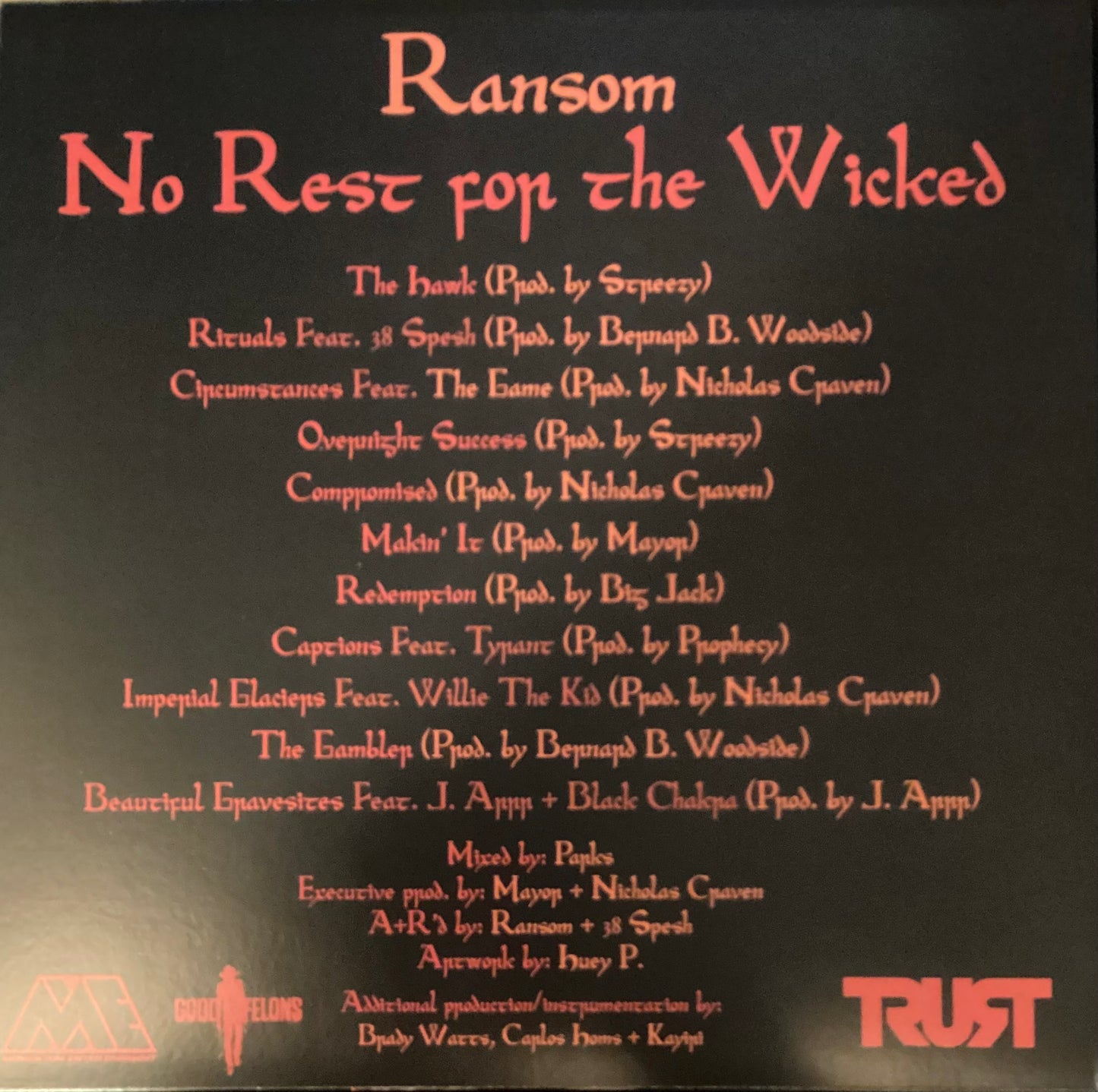 Ransom – No Rest for the Wicked