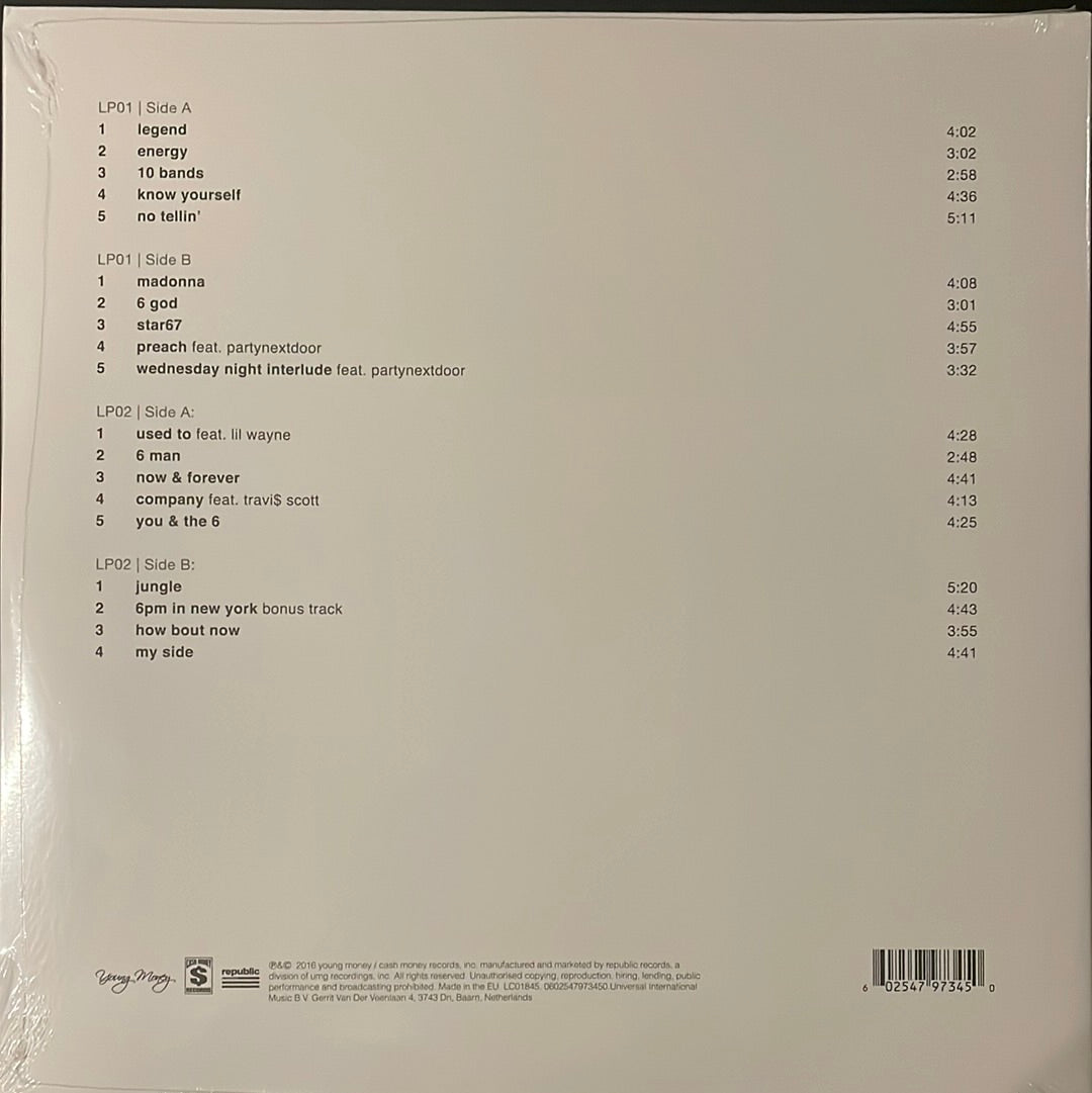 Drake - If You’re Reading This its Too Late (Gatefold 2LP)