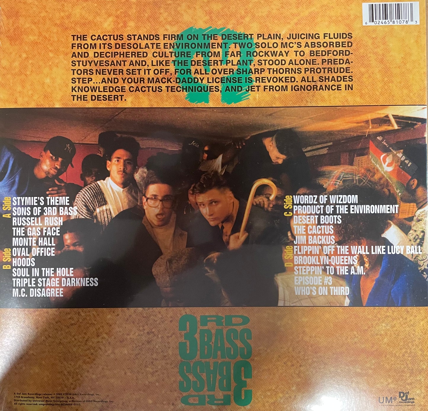 3rd Bass - The Cactus Album - 30th Anniversary (2LP)