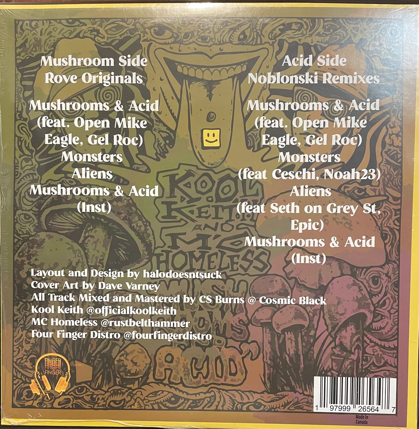 Kool Keith and MC Homeless - Mushrooms and Acid