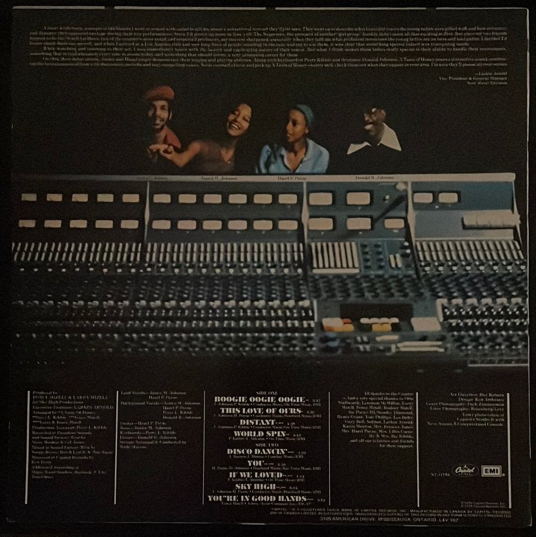 A Taste of Honey - Self-titled LP