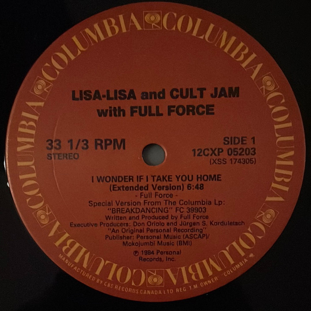 Lisa Lisa and Cult Jam - I Wonder if I Take You Home (12")