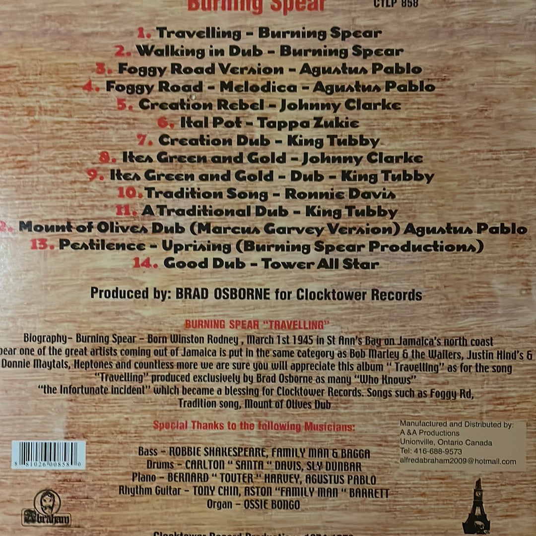 Burning Spear - Travelling