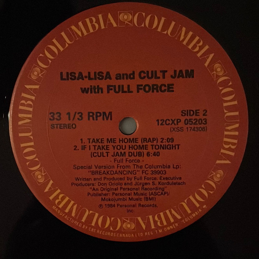 Lisa Lisa and Cult Jam - I Wonder if I Take You Home (12")