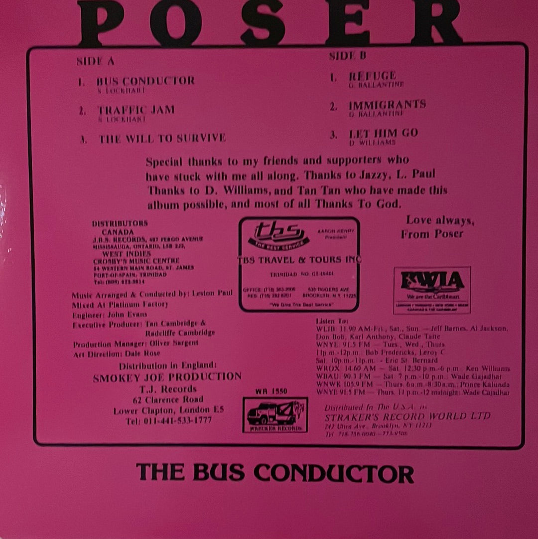 Poser - The Bus Conductor