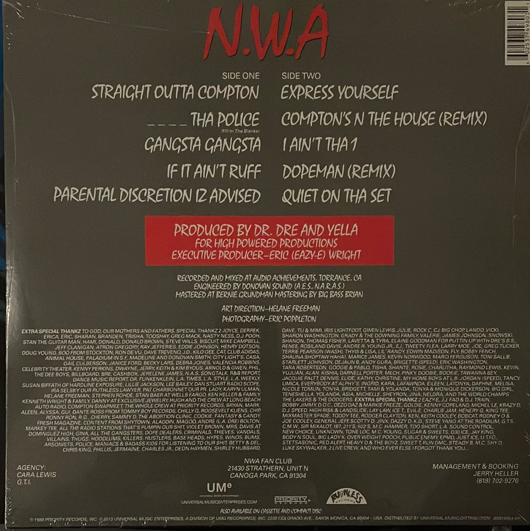 NWA – Straight Outta Compton