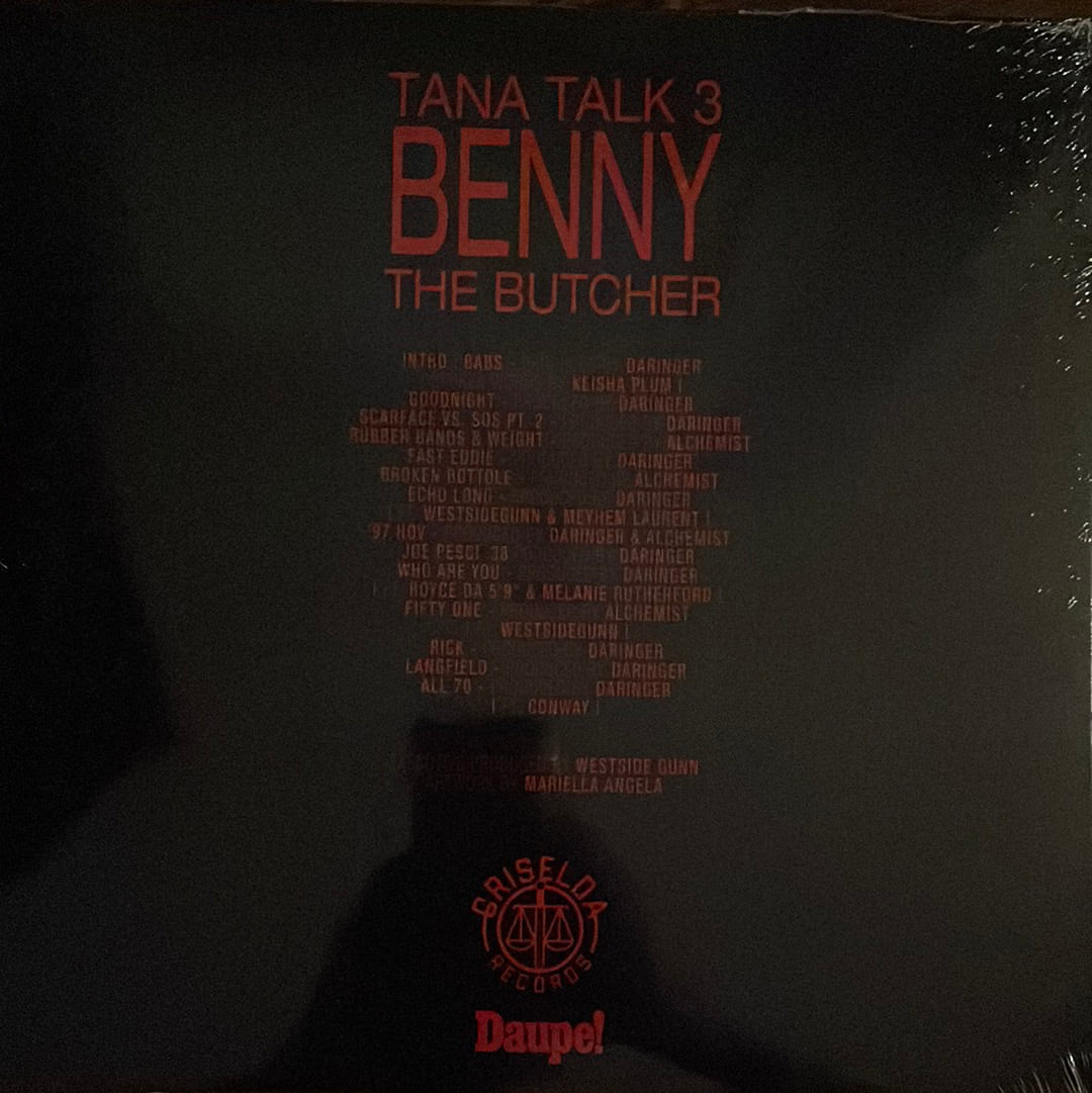 Benny the Butcher – Tana Talk 3 Unofficial (White Vinyl Edition)