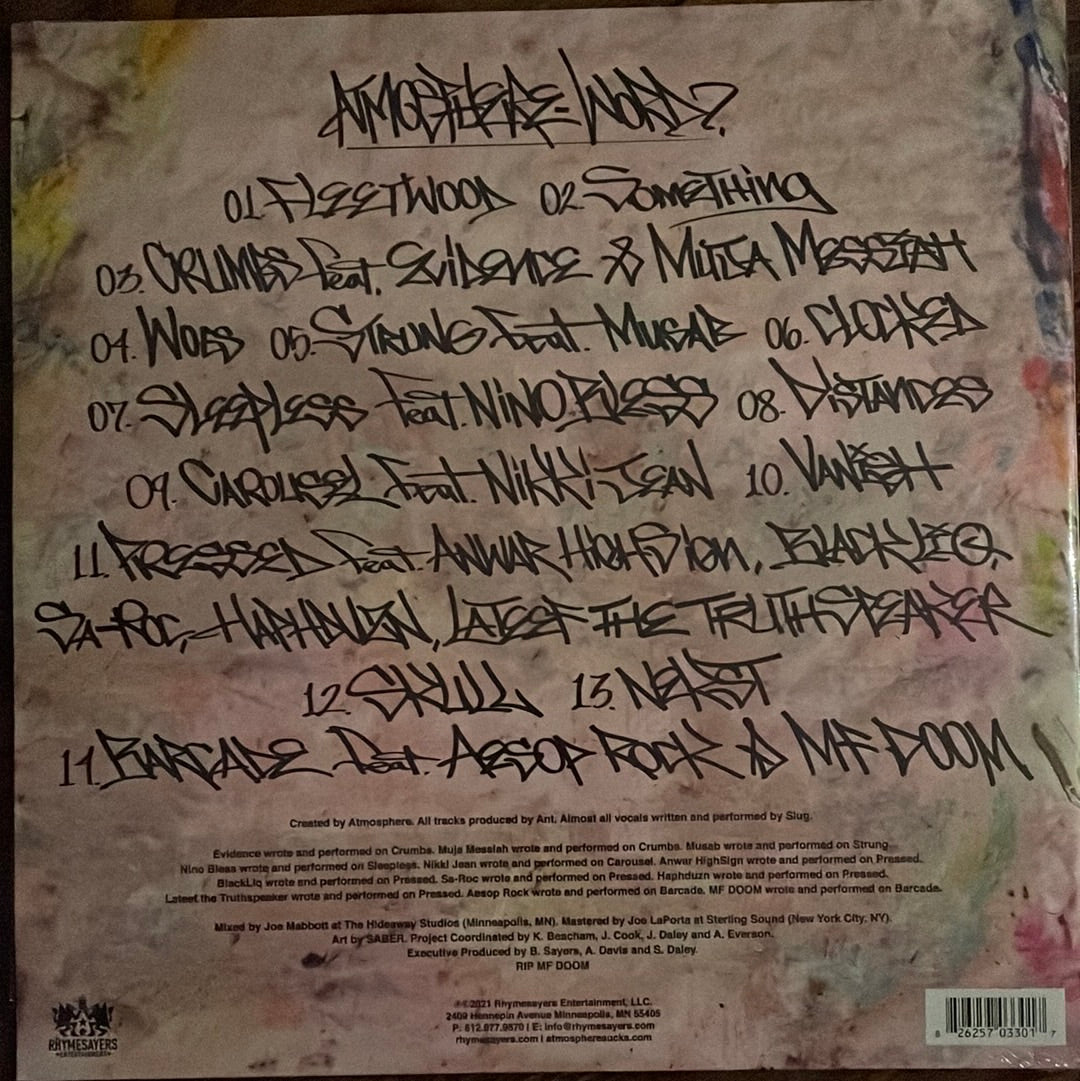 Atmosphere – Word? LP