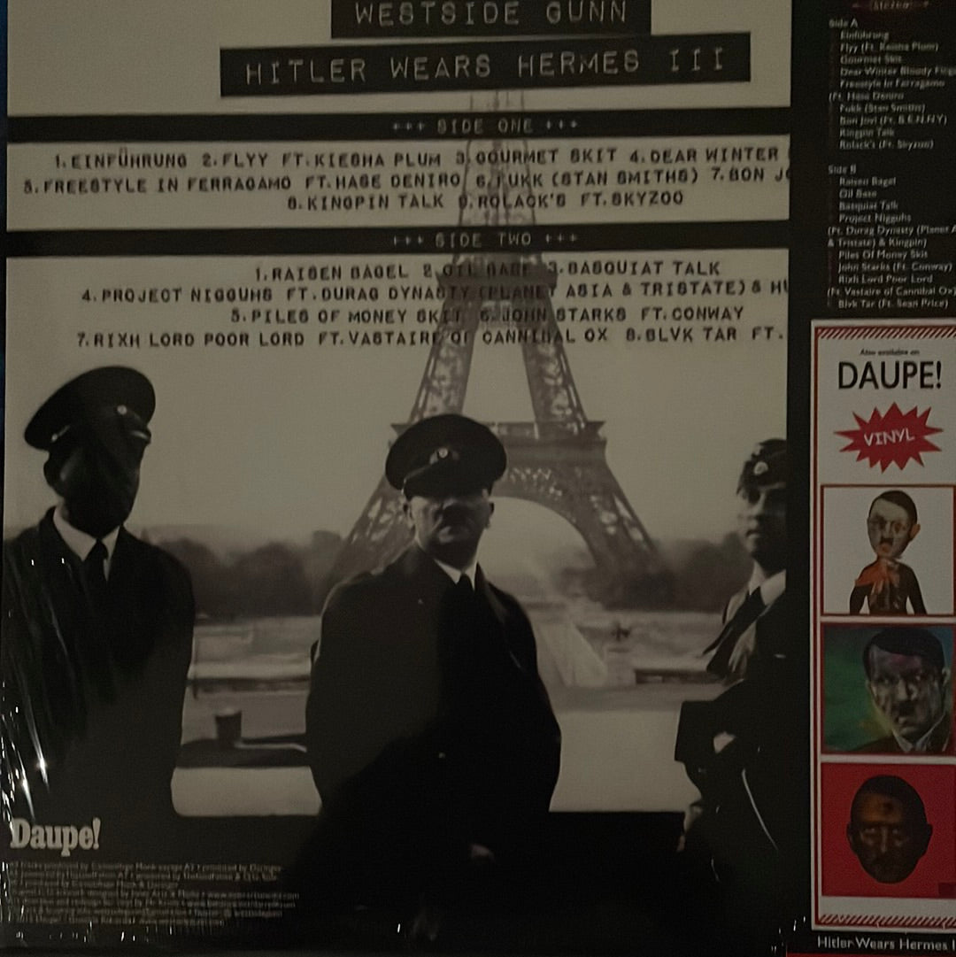 Westside Gunn – Hitler Wears Hermes 3 (Unofficial Red Vinyl)