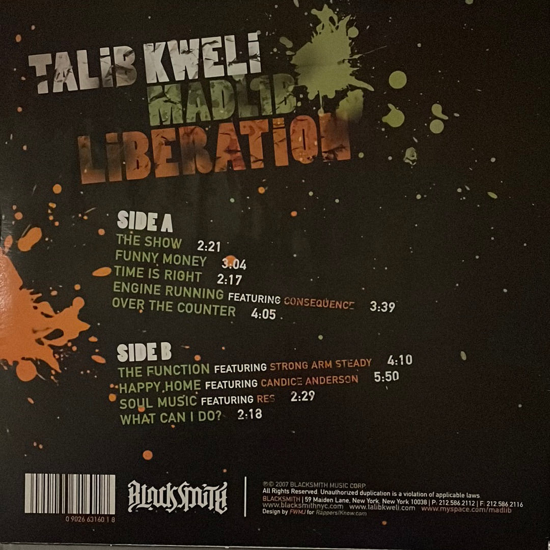 Talib Kweli / Madlib – Liberation LP