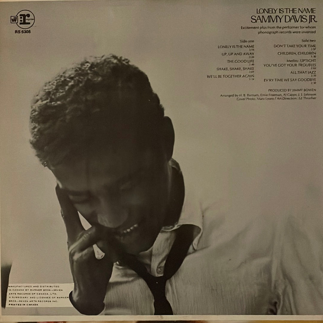 Sammy Davis Jr – Lonely is the Name