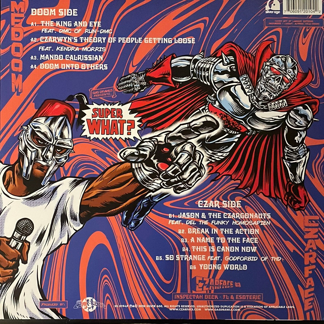 Czarface / MFDOOM - Super What? (Exclusive Sunburst Orange Vinyl)