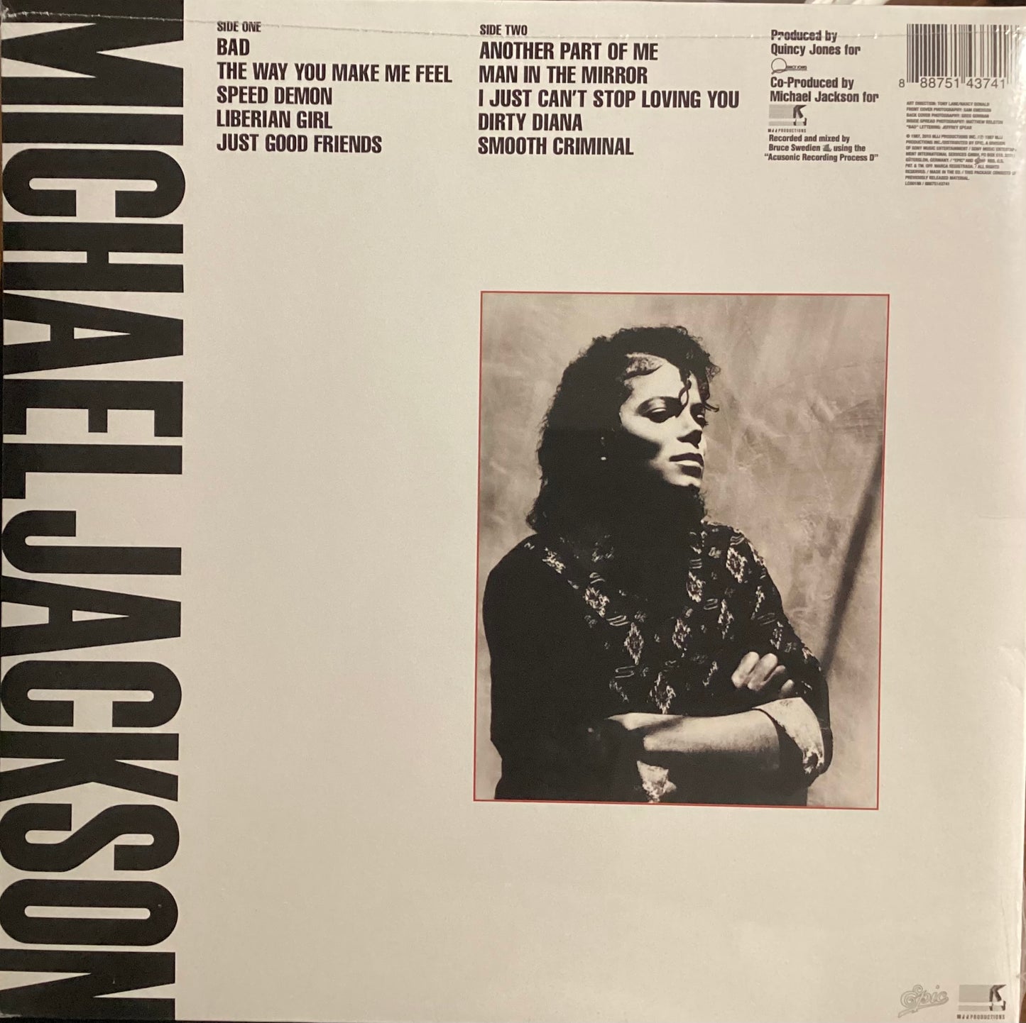 Michael Jackson - Bad (Gatefold LP)