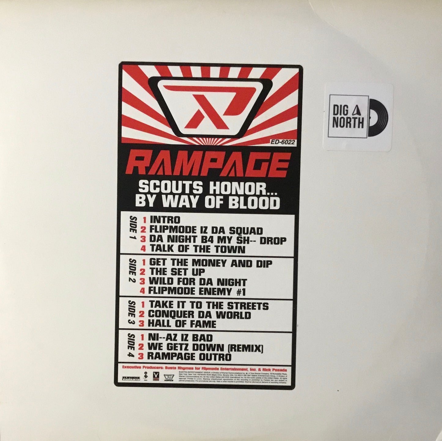 Rampage - Scouts Honor... by Way of Blood (2LP) Clean Promo
