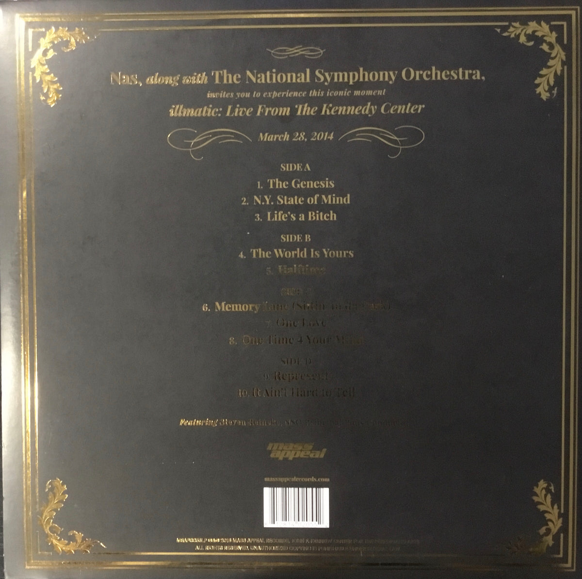 Nas - Illmatic Live from Kennedy Center (2LP)