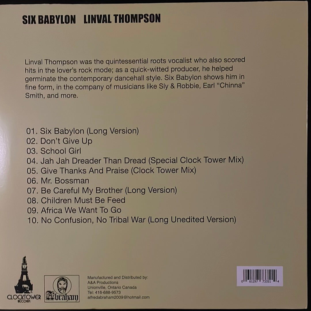 Linval Thompson - Six Babylon (Light Green Vinyl)