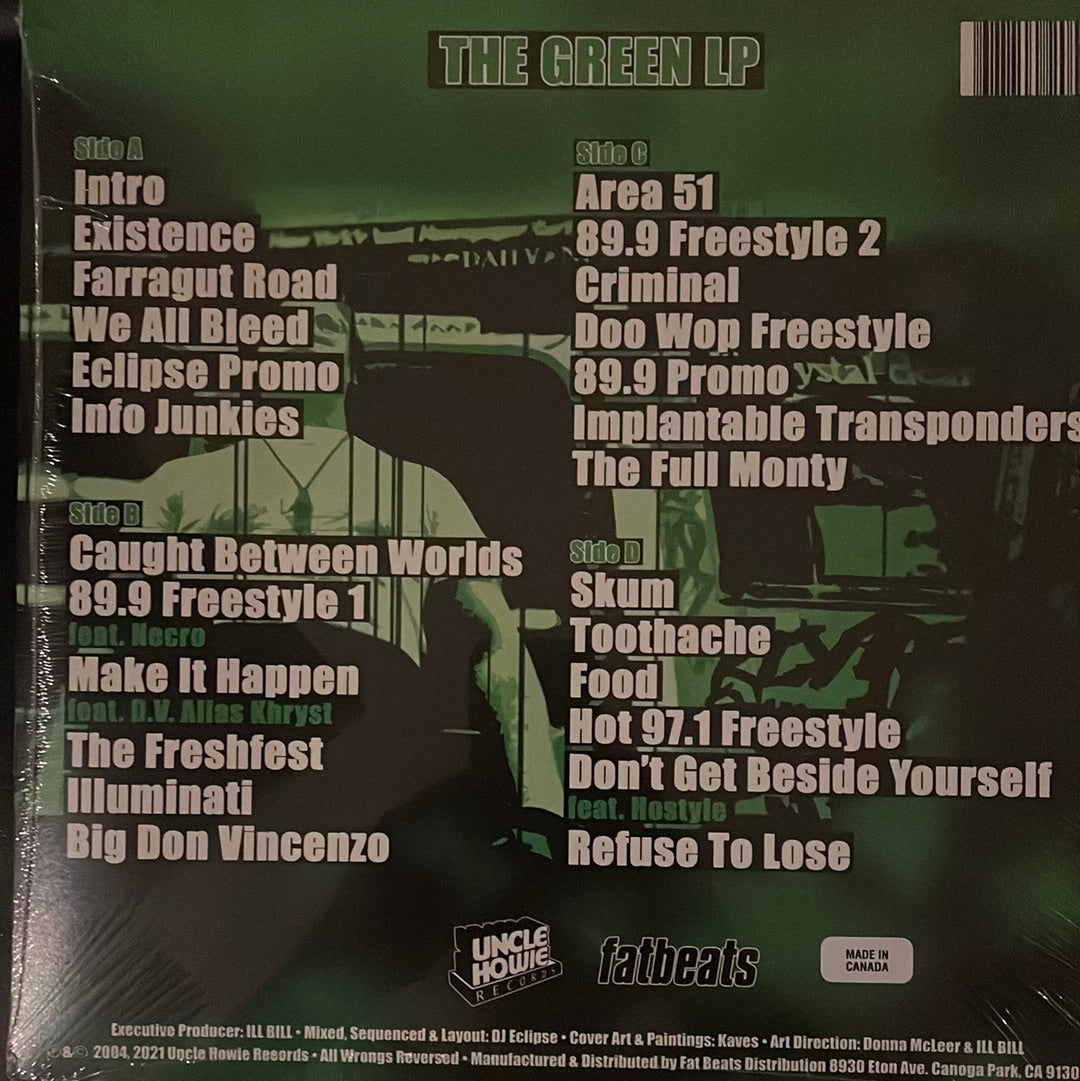 Non-Phixion – The Green LP Gatefold 2LP (Olive Green Vinyl)