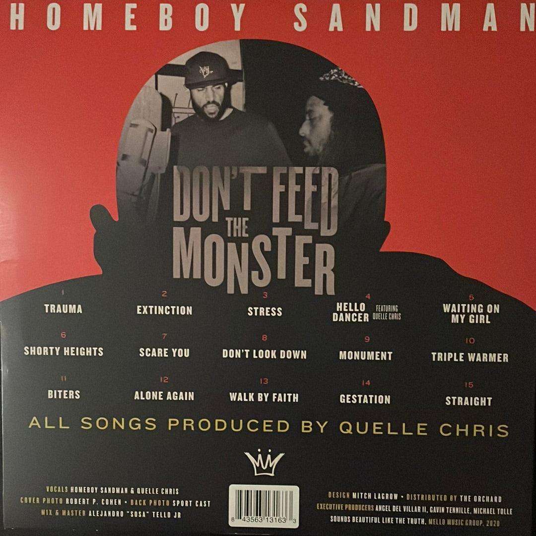 HomeBoy Sandman - Don't Feed the Monster 2LP (Exclusive White Vinyl Edition)