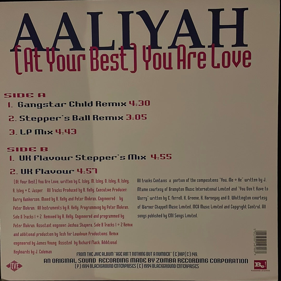 Aaliyah - You Are Love / At Your Best (12")