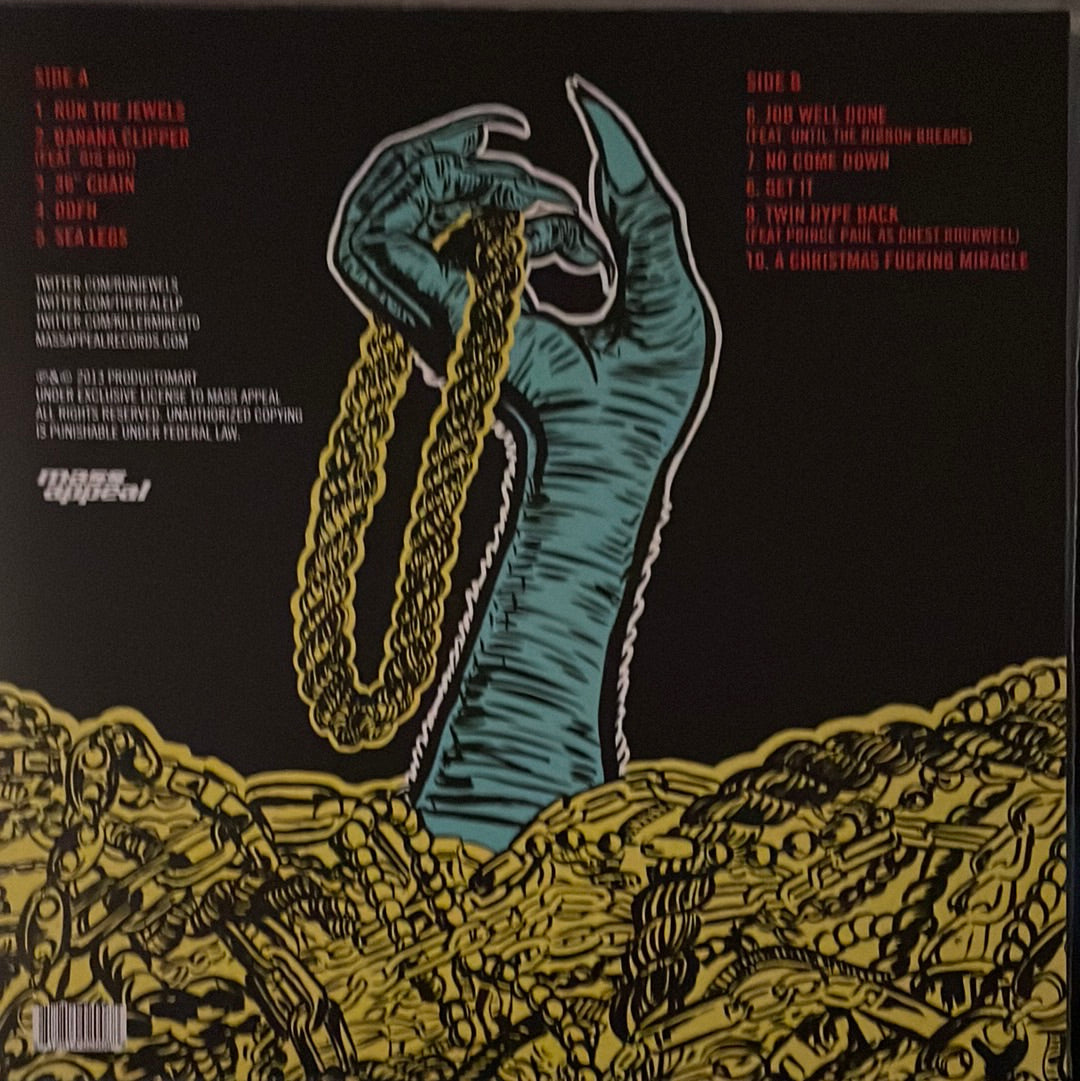Run The Jewels Clear Orange Vinyl